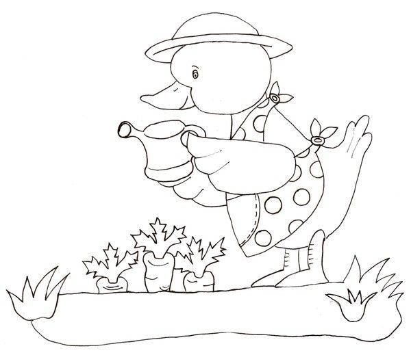 Le canard jardinier
