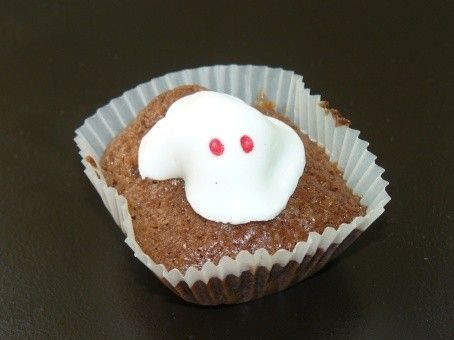 Cupcakes d'Halloween - Décoration Fantôme