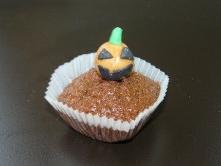 Cupcakes d'Halloween - Décoration Citrouille