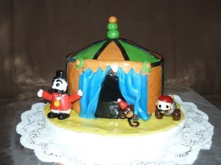 Gâteau anniversaire "le cirque"