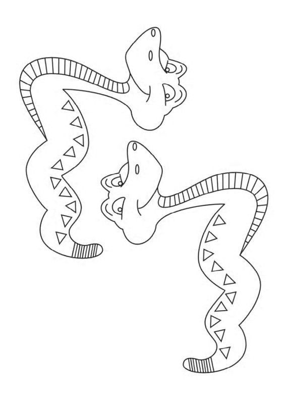 Gabarit - Serpent musical (ou à sonnette)