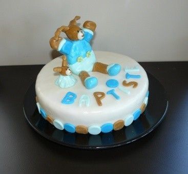 Gâteau d'anniversaire "Doudou Baptiste"