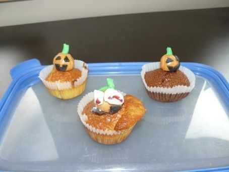 Cupcakes d'Halloween "Citrouille"