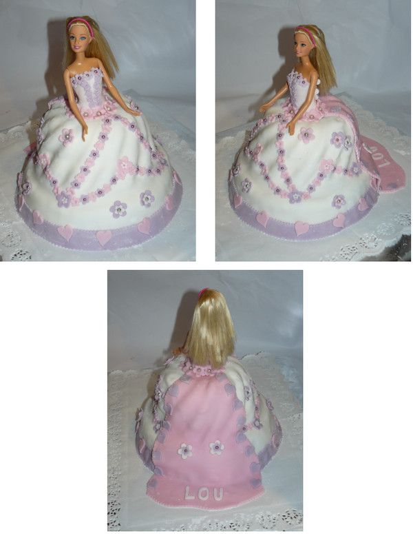 Gâteau anniversaire princesse
