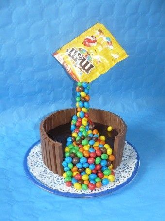 Gravity-cake aux m&m's