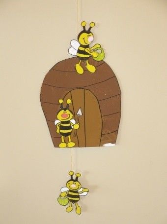 La ruche et ses abeilles