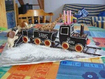 Gâteau anniversaire Train