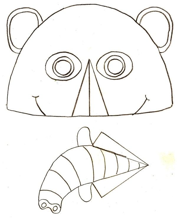 Gabarit - Masque d'éléphant