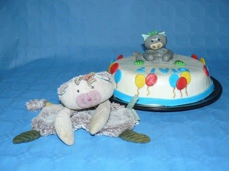 Gâteau d'anniversaire "Doudou Livio"