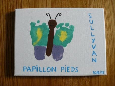 Tableau papillon-pieds de Sullyvan